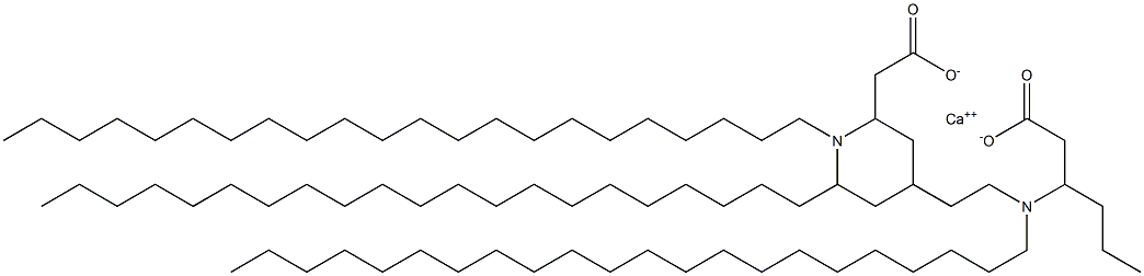 Bis[3-(didocosylamino)hexanoic acid]calcium salt Struktur