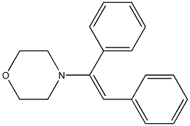 4-[(E)-1,2-Diphenylethenyl]morpholine Struktur