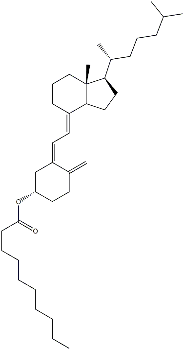 Cholecalciferol decanoate Struktur