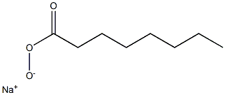 Octaneperoxoic acid sodium salt Struktur