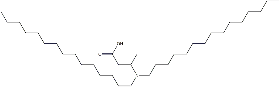 3-(Dipentadecylamino)butyric acid Struktur