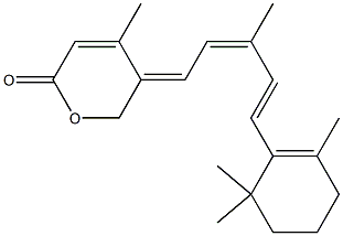 (11Z)-12-(Hydroxymethyl)retinoic acid lactone Struktur