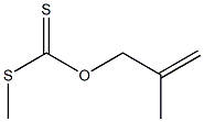 Dithiocarbonic acid O-(2-methyl-2-propenyl)S-methyl ester Struktur