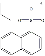 8-Propyl-1-naphthalenesulfonic acid potassium salt Struktur