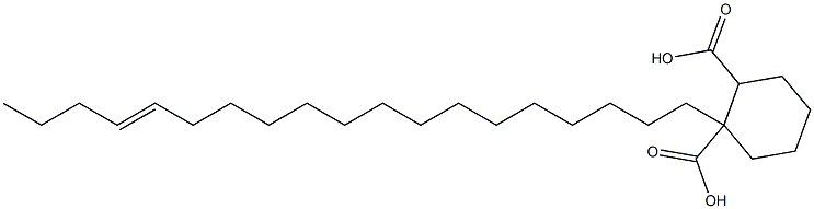 Cyclohexane-1,2-dicarboxylic acid hydrogen 1-(15-nonadecenyl) ester Struktur