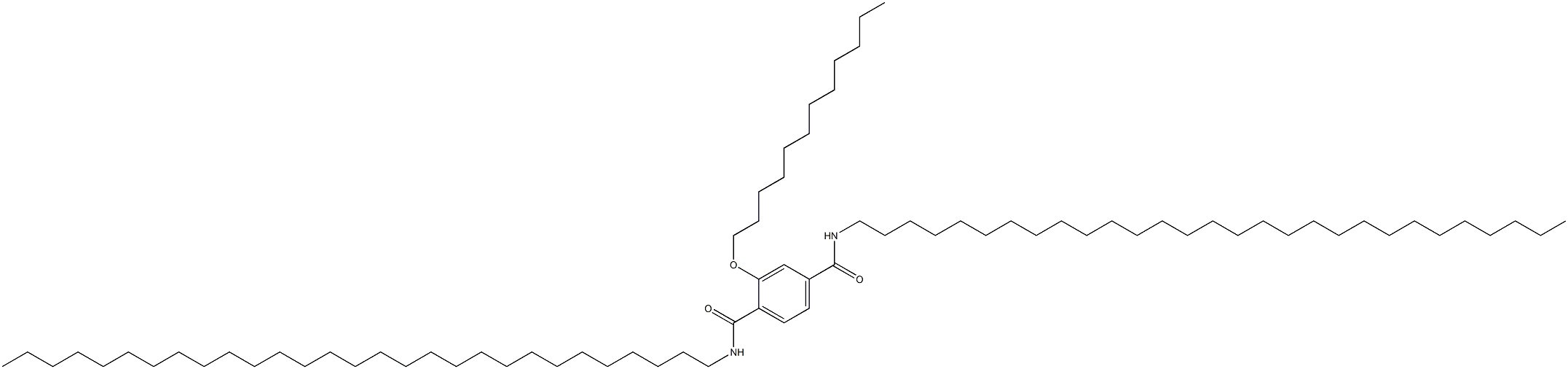 2-(Dodecyloxy)-N,N'-dinonacosylterephthalamide Struktur