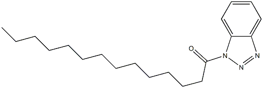 1-Myristoyl-1H-benzotriazole Struktur