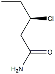 [R,(-)]-3-Chlorovaleramide Struktur