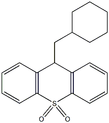 9-(Cyclohexylmethyl)-9H-thioxanthene 10,10-dioxide Struktur