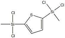 2,5-Bis(methyldichlorosilyl)thiophene Struktur