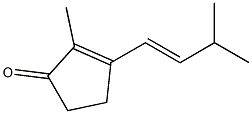 2-Methyl-3-(3-methyl-1-butenyl)-2-cyclopenten-1-one Struktur