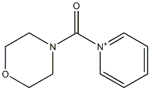 1-(4-Morpholinylcarbonyl)pyridinium Struktur