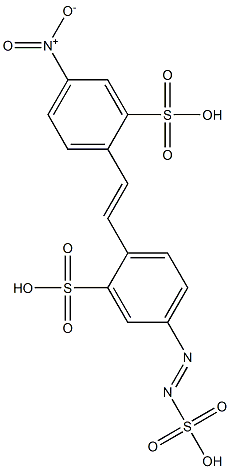 4-Nitro-4'-(sulfoazo)-2,2'-stilbenedisulfonic acid Struktur