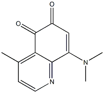 4-Methyl-8-(dimethylamino)quinoline-5,6-dione Struktur