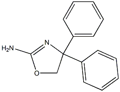 2-Amino-4,4-diphenyl-2-oxazoline Struktur