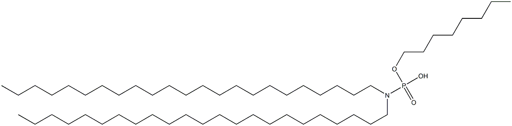 N,N-Ditricosylamidophosphoric acid hydrogen octyl ester Struktur