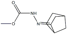 2-Bicyclo[2.2.1]heptan-2-ylidenehydrazinecarboxylic acid methyl ester Struktur