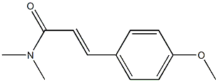 N,N-Dimethyl-4-methoxy-trans-cinnamamide Struktur