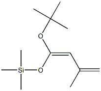 1-(Trimethylsiloxy)-1-tert-butoxy-3-methyl-1,3-butadiene Struktur