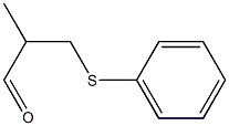 2-Methyl-3-(phenylthio)propanal Struktur