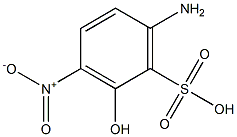 6-Amino-2-hydroxy-3-nitrobenzenesulfonic acid Struktur