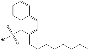 2-Octyl-1-naphthalenesulfonic acid Struktur