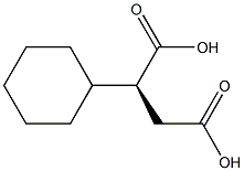 [S,(+)]-2-Cyclohexylsuccinic acid Struktur