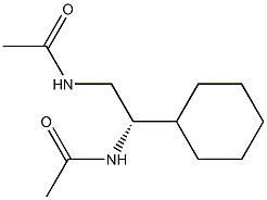 (-)-N,N'-[(S)-1-Cyclohexylethylene]bis(acetamide) Struktur