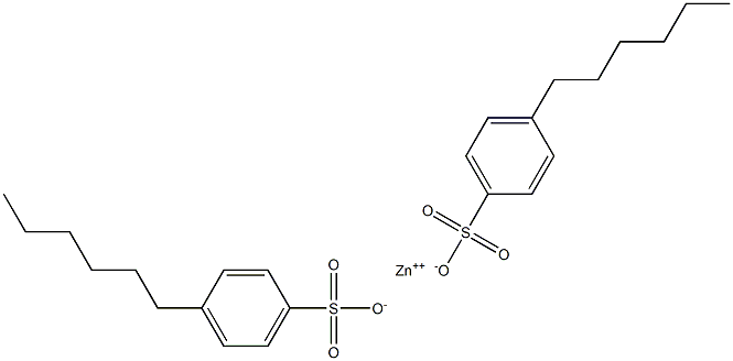 Bis(4-hexylbenzenesulfonic acid)zinc salt Struktur