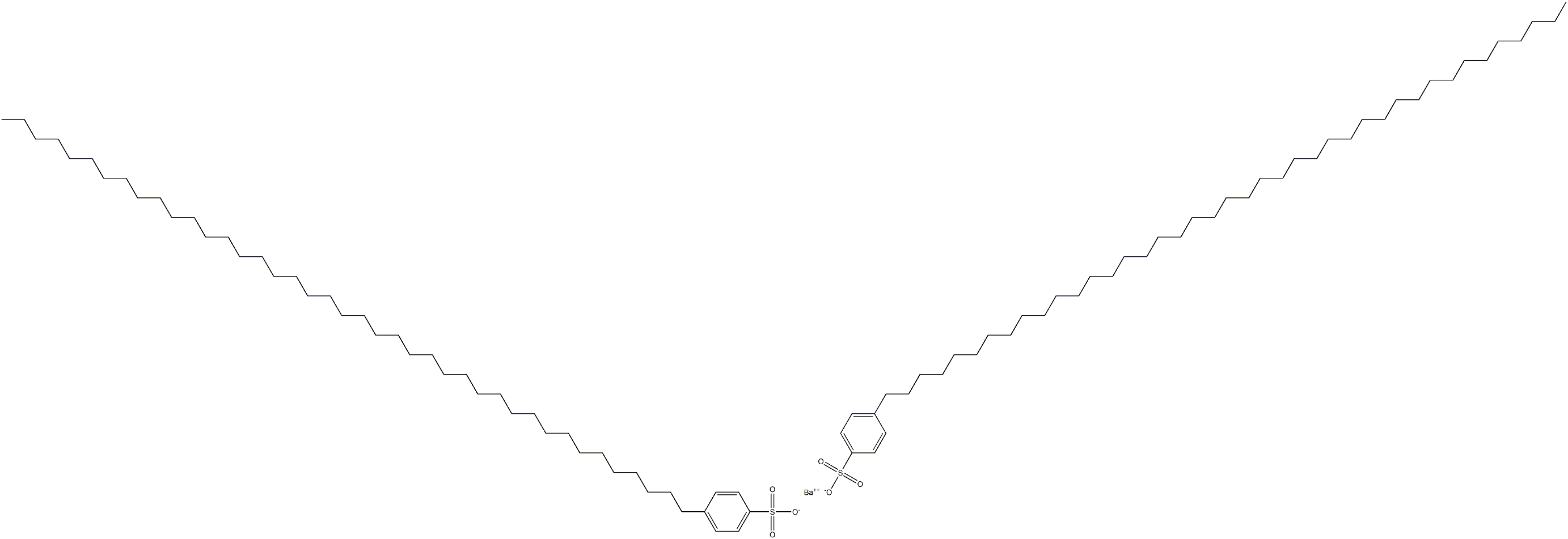 Bis[4-(hentetracontan-1-yl)benzenesulfonic acid]barium salt Struktur