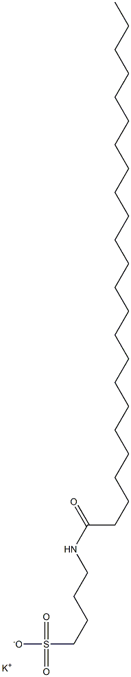 4-[(1-Oxotetracosyl)amino]-1-butanesulfonic acid potassium salt Struktur