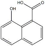 8-Hydroxy-1-naphthoic acid Struktur