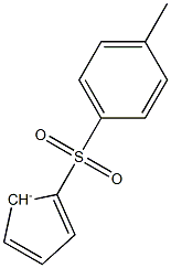 1-[(4-Methylphenyl)sulfonyl] cyclopentadienide Struktur