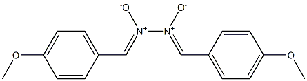 1,2-Bis(4-methoxyphenylmethylene)hydrazine 1,2-dioxide Struktur