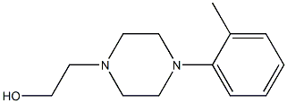 4-(o-Tolyl)-1-piperazineethanol Struktur