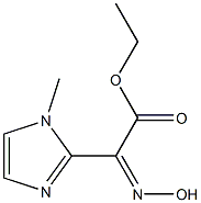 [(Z)-Hydroxyimino]-(1-methyl-1H-imidazol-2-yl)-acetic acid ethyl ester Struktur