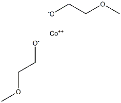 Cobalt(II) 2-methoxyethoxide, 5% w/v in 2-methoxyethanol, 99% (m.b.), packaged under Ar in resealable ChemSeal bottles Struktur