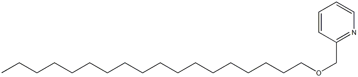 Octadecyloxy methylpyridine Struktur