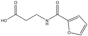 N-(2-Furoyl)-beta-alanine Struktur