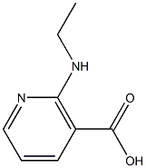 2-(Ethylamino)nicotinic acid Struktur