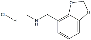 1-(benzo[d][1,3]dioxol-4-yl)-N-methylmethanamine hydrochloride Struktur