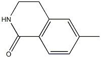 6-METHYL-3,4-DIHYDRO-2H-ISOQUINOLIN-1-ONE Struktur