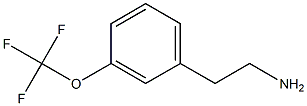 3-Trifluoromethoxyphenethylamine Struktur