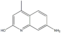 7-Amino-4-methylquinolin-2-ol Struktur