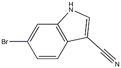 6-bromo-1H-indole-3-carbonitrile Struktur