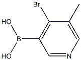 4-Bromo-5-methylpyridine-3-boronic acid Struktur