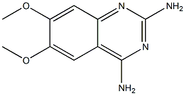 6,7-Dimethoxy-2,4-quinazolinediamine Struktur