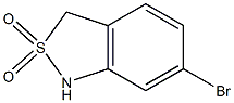 6-bromo-1,3-dihydro-2,1-benzisothiazole 2,2-dioxide Struktur