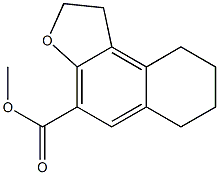 methyl 1,2,6,7,8,9-hexahydronaphtho[2,1-b]furan-4-carboxylate Struktur