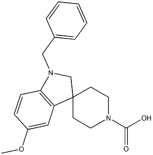 benzyl 5-methoxy-1,2-dihydro-1'H-spiro[indole-3,4'-piperidine]-1'-carboxylate Struktur